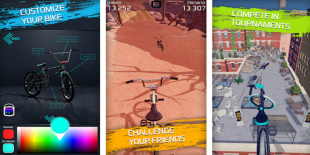 Touchgrind bmx 2' Game Screenshot