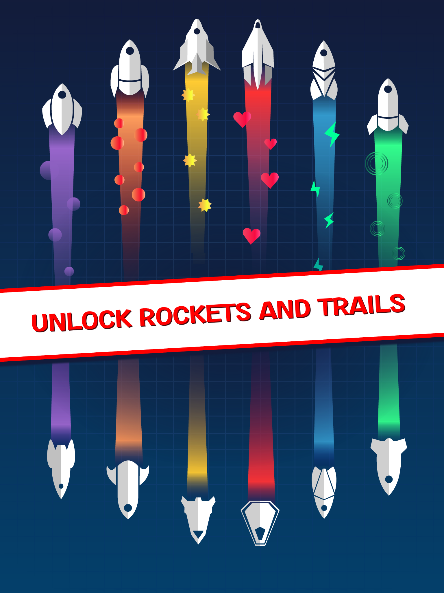 Screenshot 1 of Racey Rocket: อาร์เคด Space Rac 