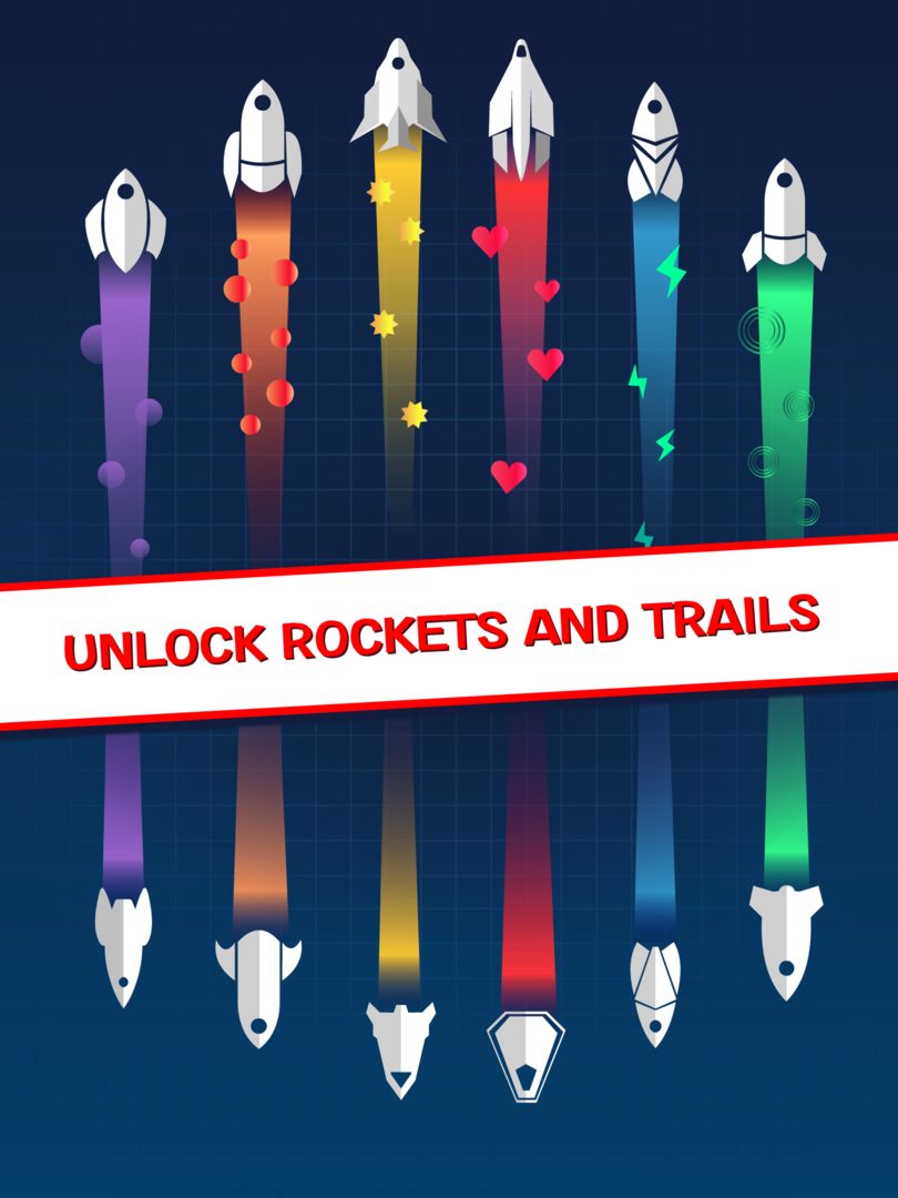 Racey Rocket: Arcade Space Rac ภาพหน้าจอเกม