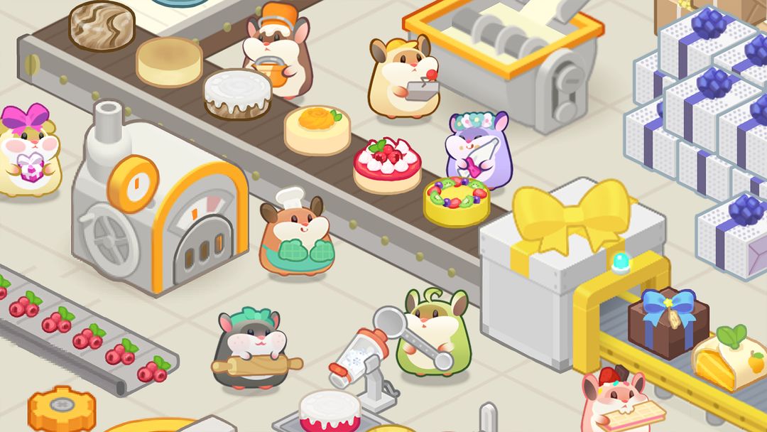 햄스터 타이쿤 : 케이크 공장 키우기 게임 스크린 샷
