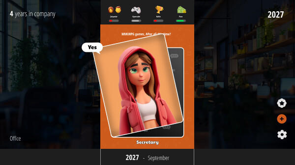 Screenshot of CEO Tycoon: My Game Studio