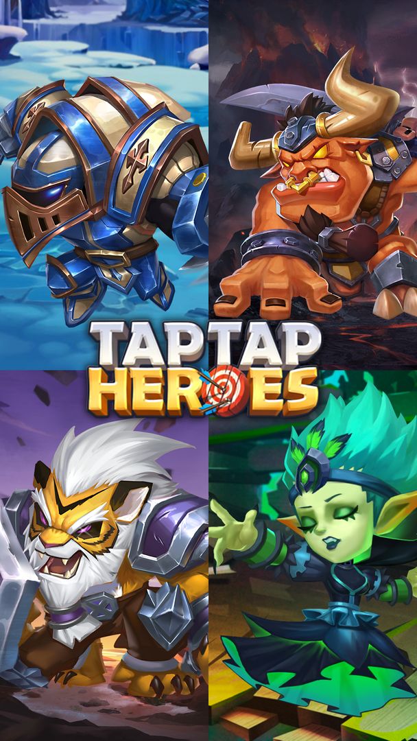 Taptap Heroes:방치형 RPG 게임 게임 스크린 샷