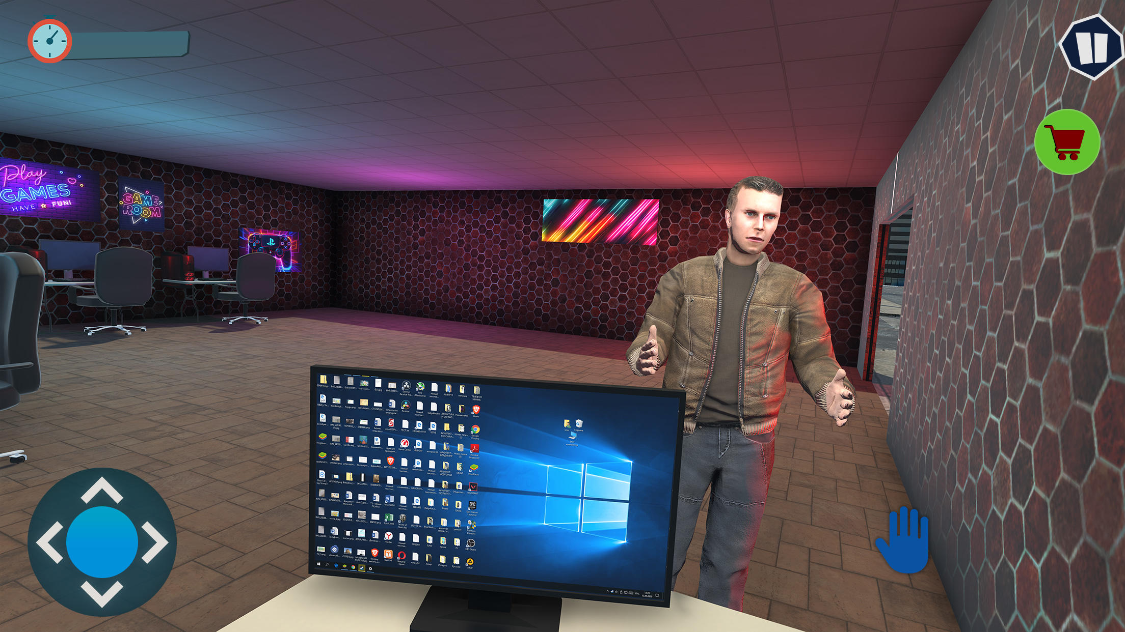 Screenshot of Gaming Internet Cafe Simulator