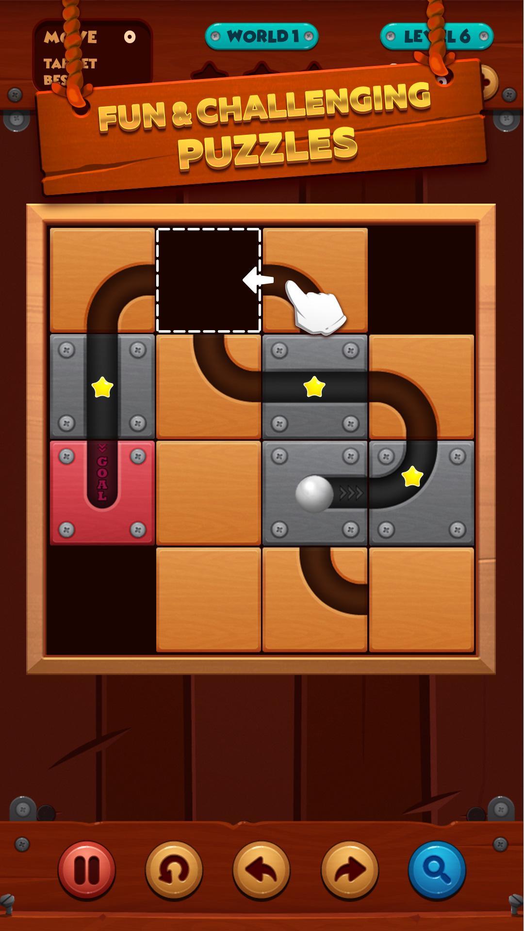 Unroll Ball 게임 스크린샷