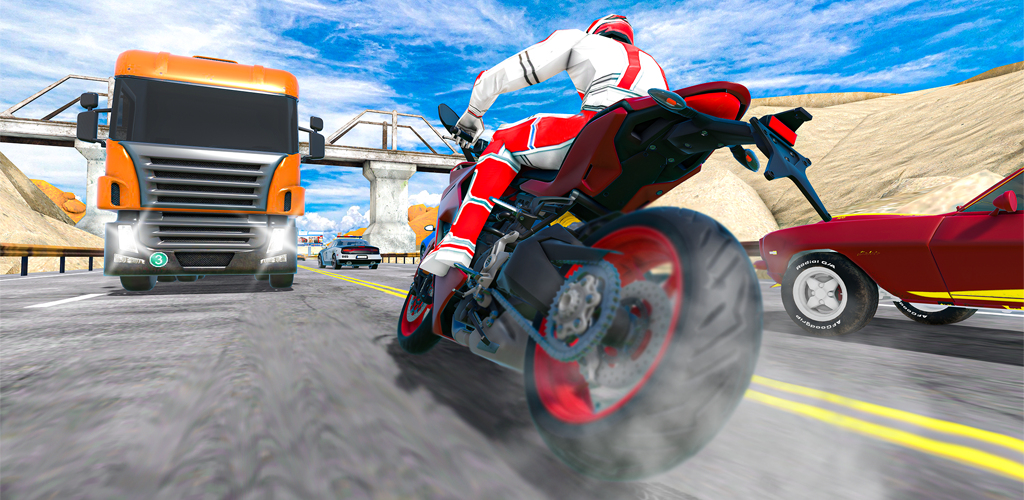 Highway Moto Bike Racing 2024 screenshot