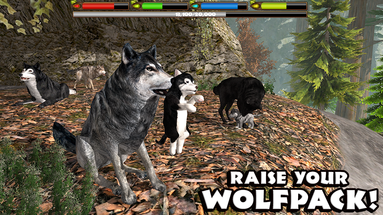 Ultimate Wolf Simulator Game Screenshot