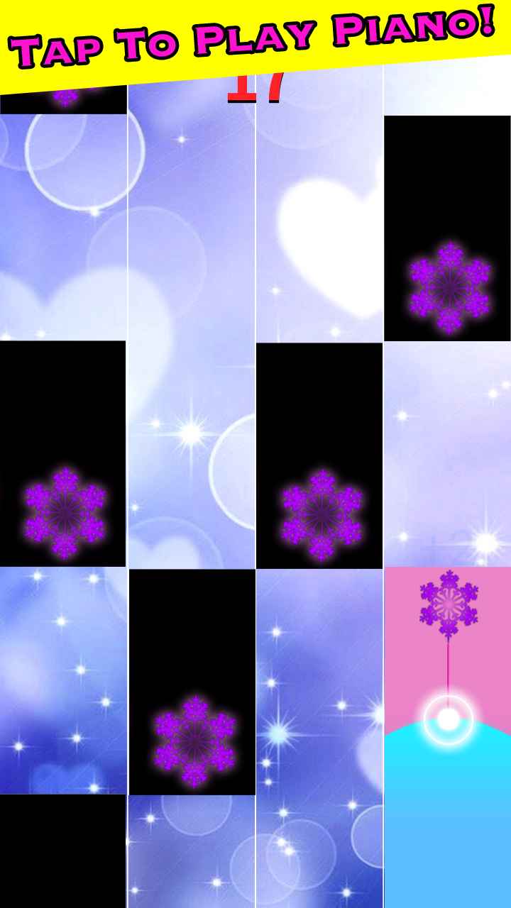 Screenshot 1 of Azulejos de piano mágicos de neve 1.0.0