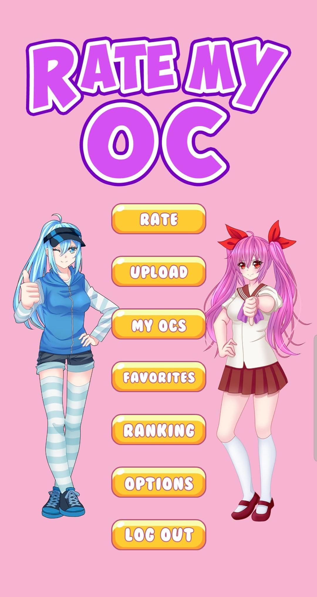 Rate My OC Game Screenshot