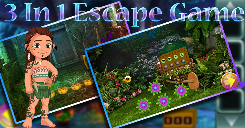 Three In One Escape Game - 3 In 1 Escape Game Game Screenshot