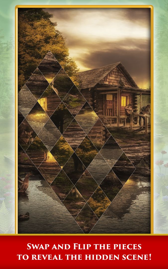 Screenshot of Hidden Scenes - Cabin Puzzles