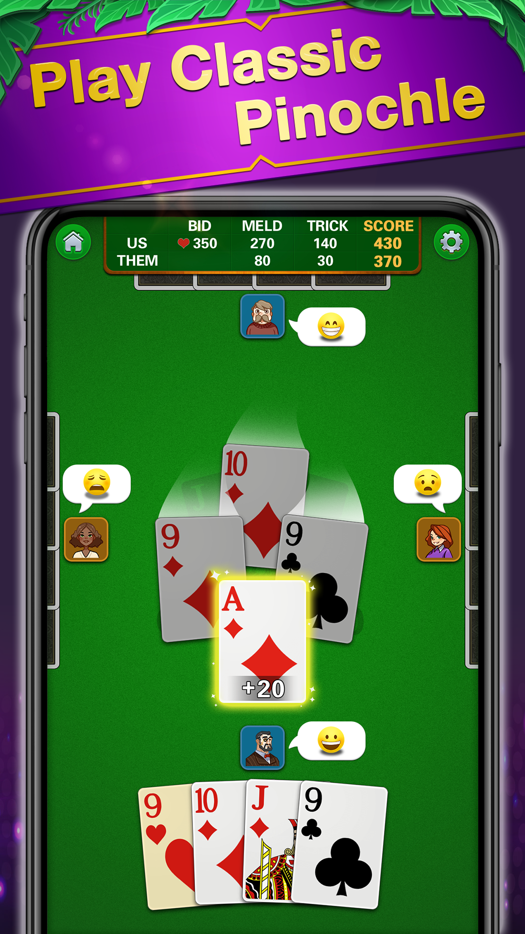 Internet pinochle online