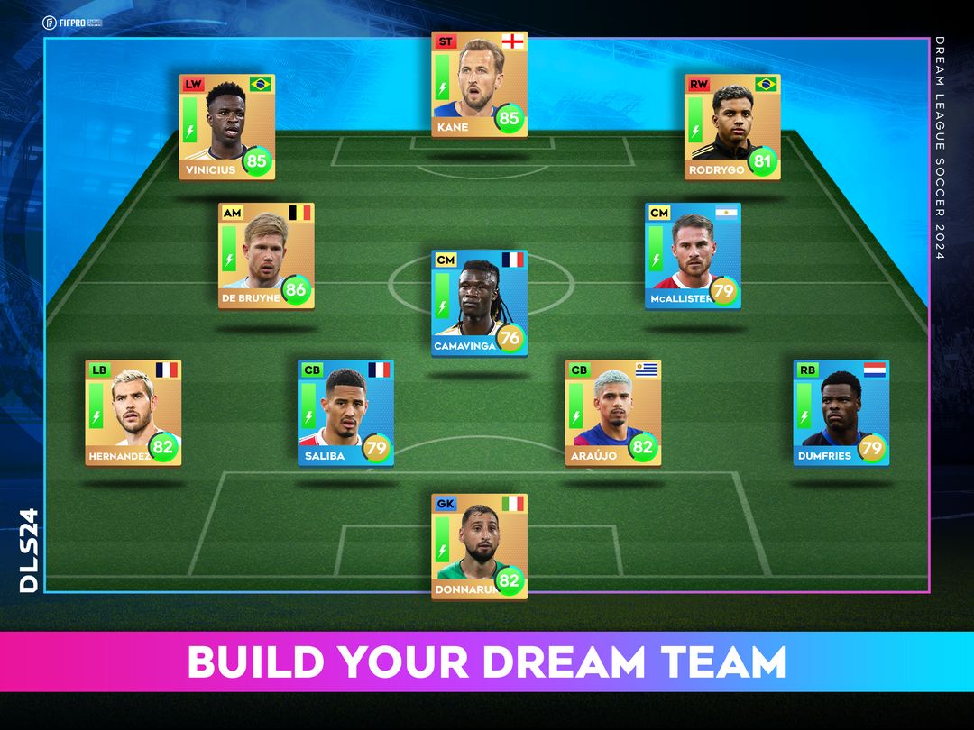 Dream League Soccer 2024 ภาพหน้าจอเกม