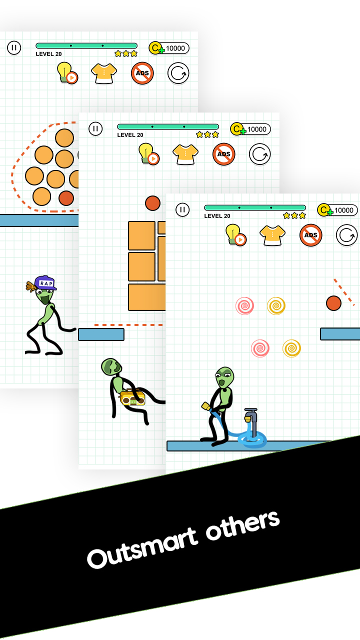 Happy Line Saga - Fun Puzzels and Virtual Pet Game Screenshot