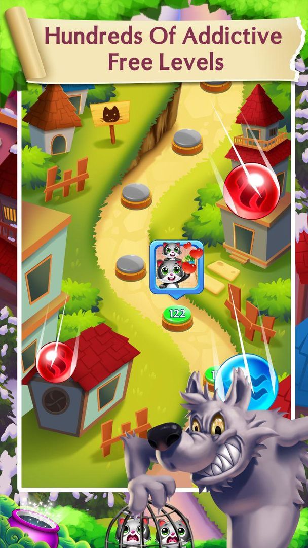 Magic Kitty Cat: Bubble Pop ภาพหน้าจอเกม