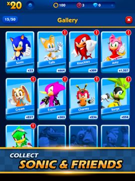 Cuplikan Layar Game Sonic Dash Run