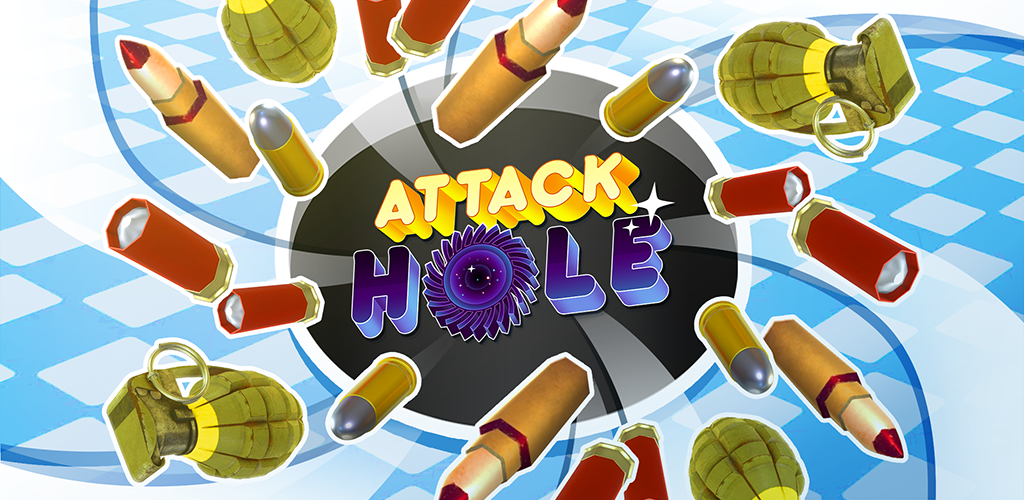 Banner of Attack Hole - Black Hole Games 