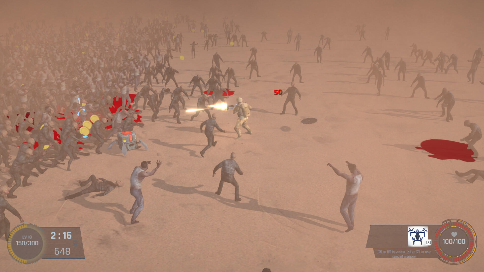 Zombie Battlefield Survivors ภาพหน้าจอเกม