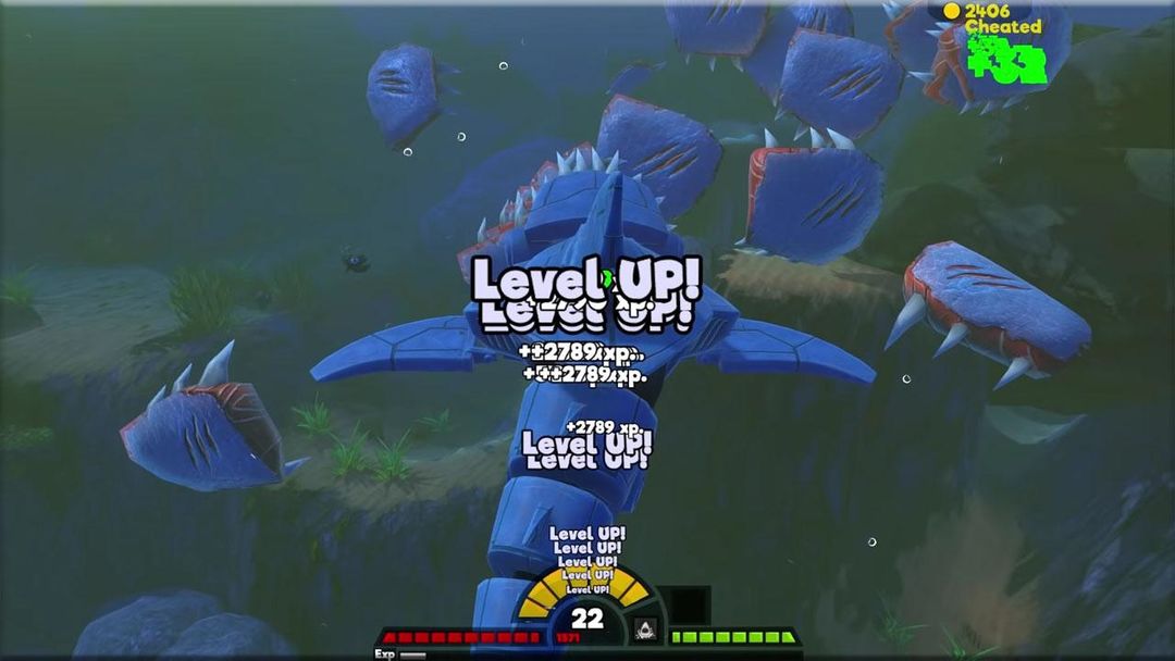 Screenshot of Feed grow Monster fish adventure