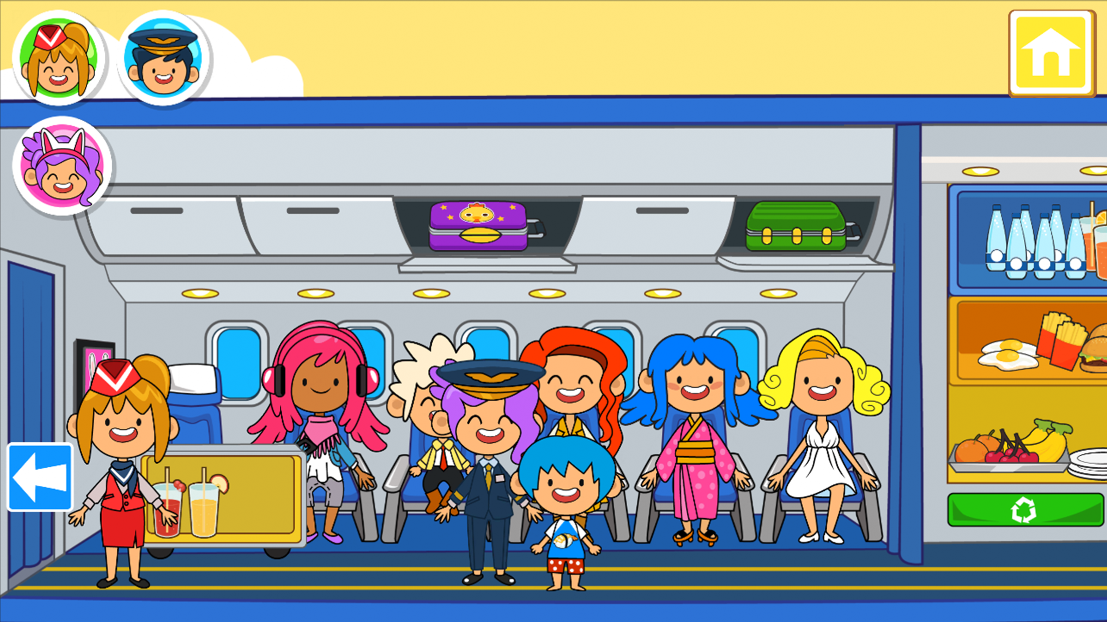 My Pretend Airport Travel Town ภาพหน้าจอเกม