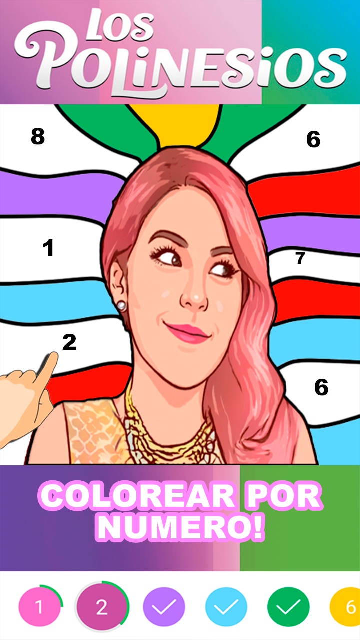 Los Polinesios Juegos Colorear 게임 스크린샷