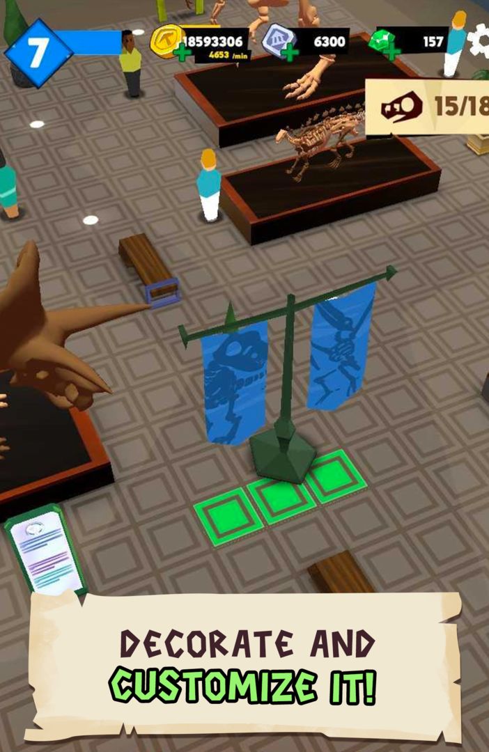 Screenshot of Dino Quest 2: Jurassic bones in 3D Dinosaur World