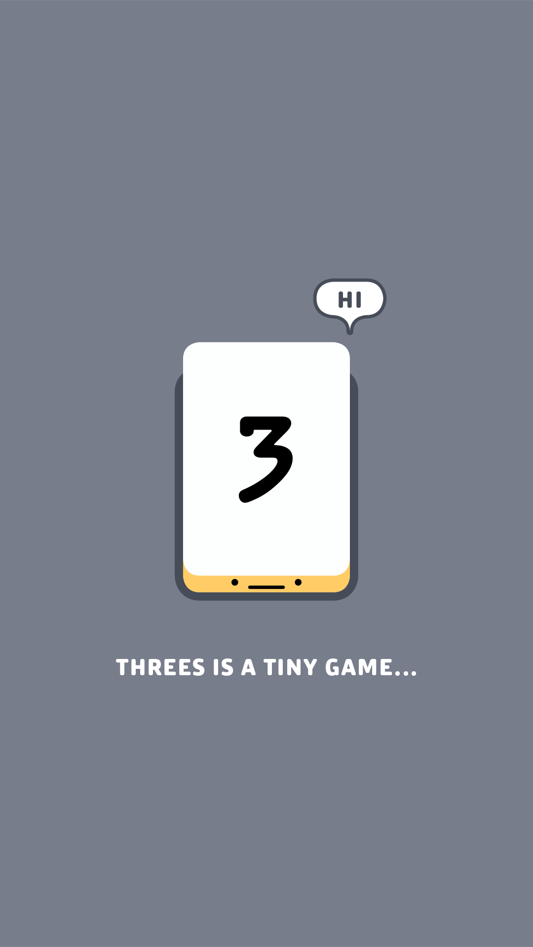 Cuplikan Layar Game Threes!