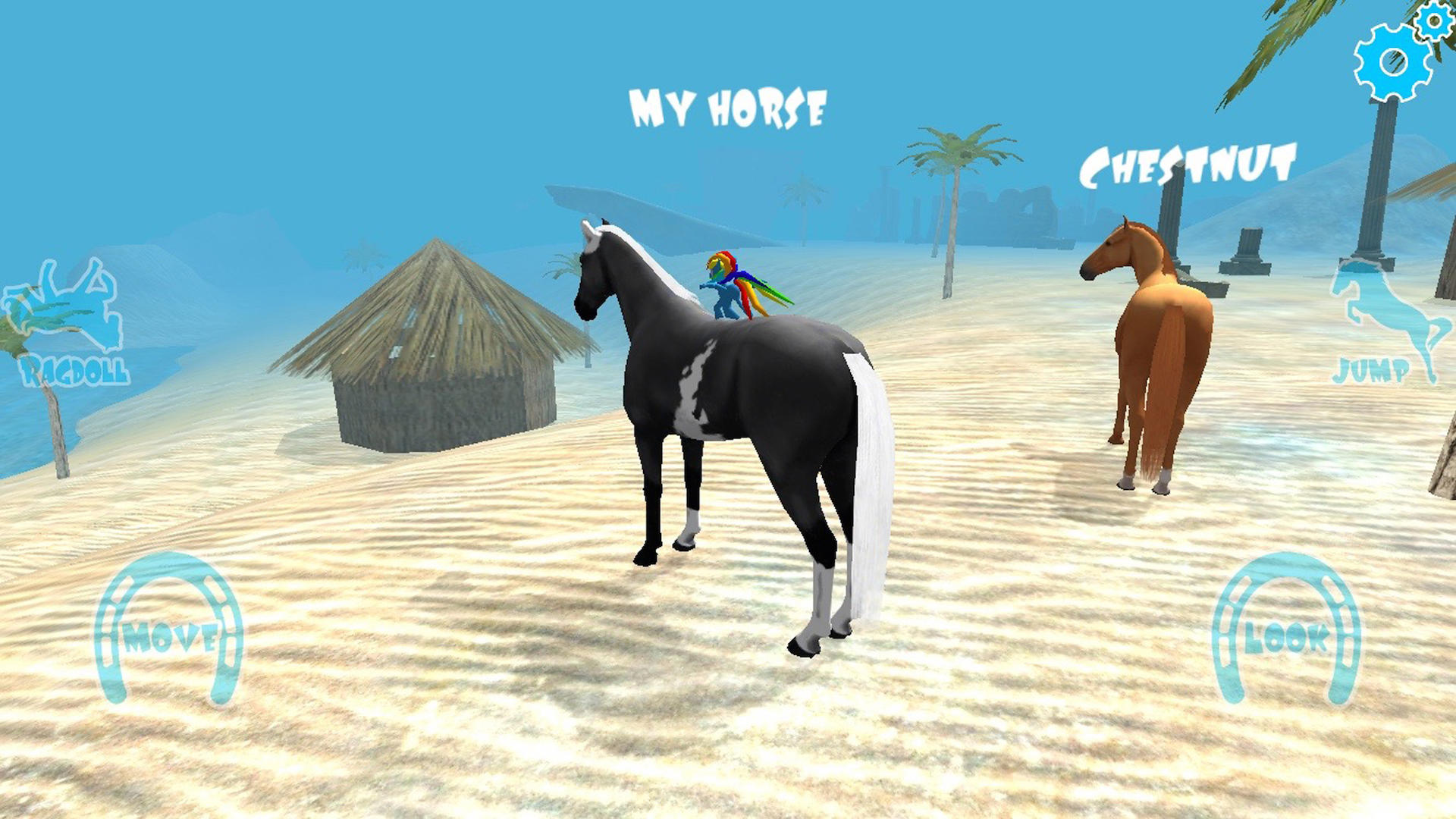 Hill Cliff Horse - Online 遊戲截圖