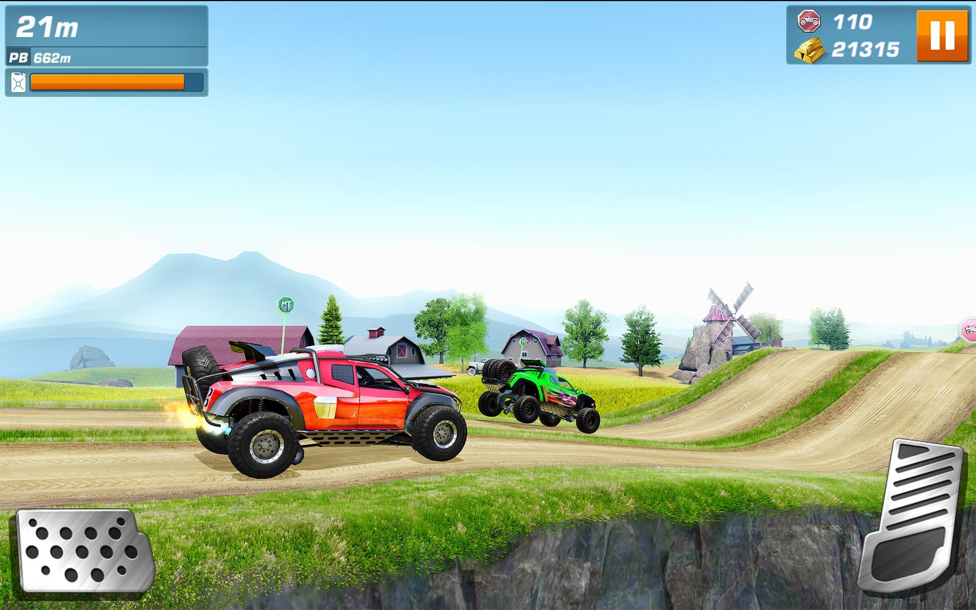Скриншот игры Monster Trucks Racing 2021