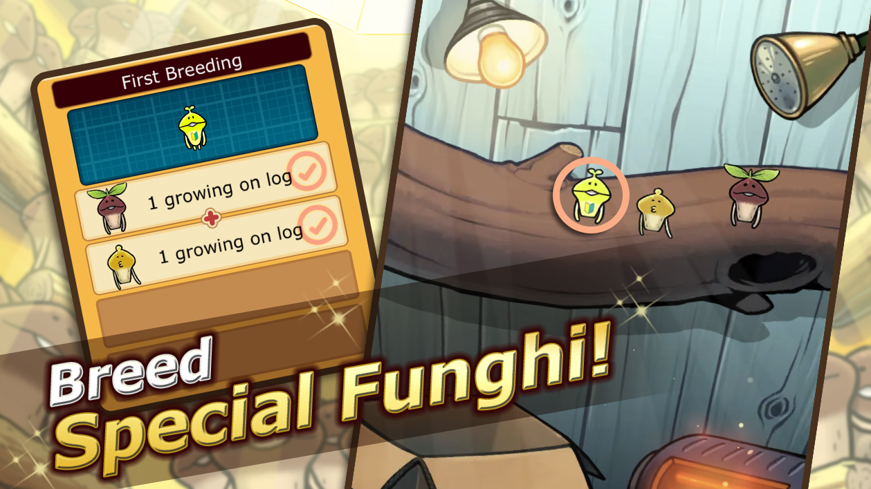 Скриншот игры Idle Mushroom Garden Deluxe