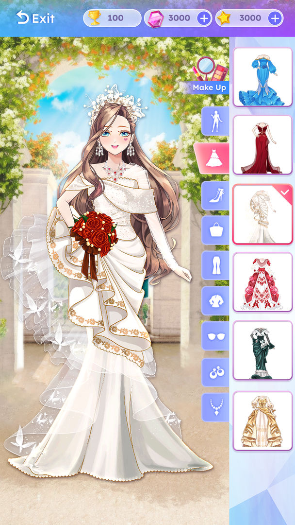 Screenshot of Princess Doll Dress Up Games