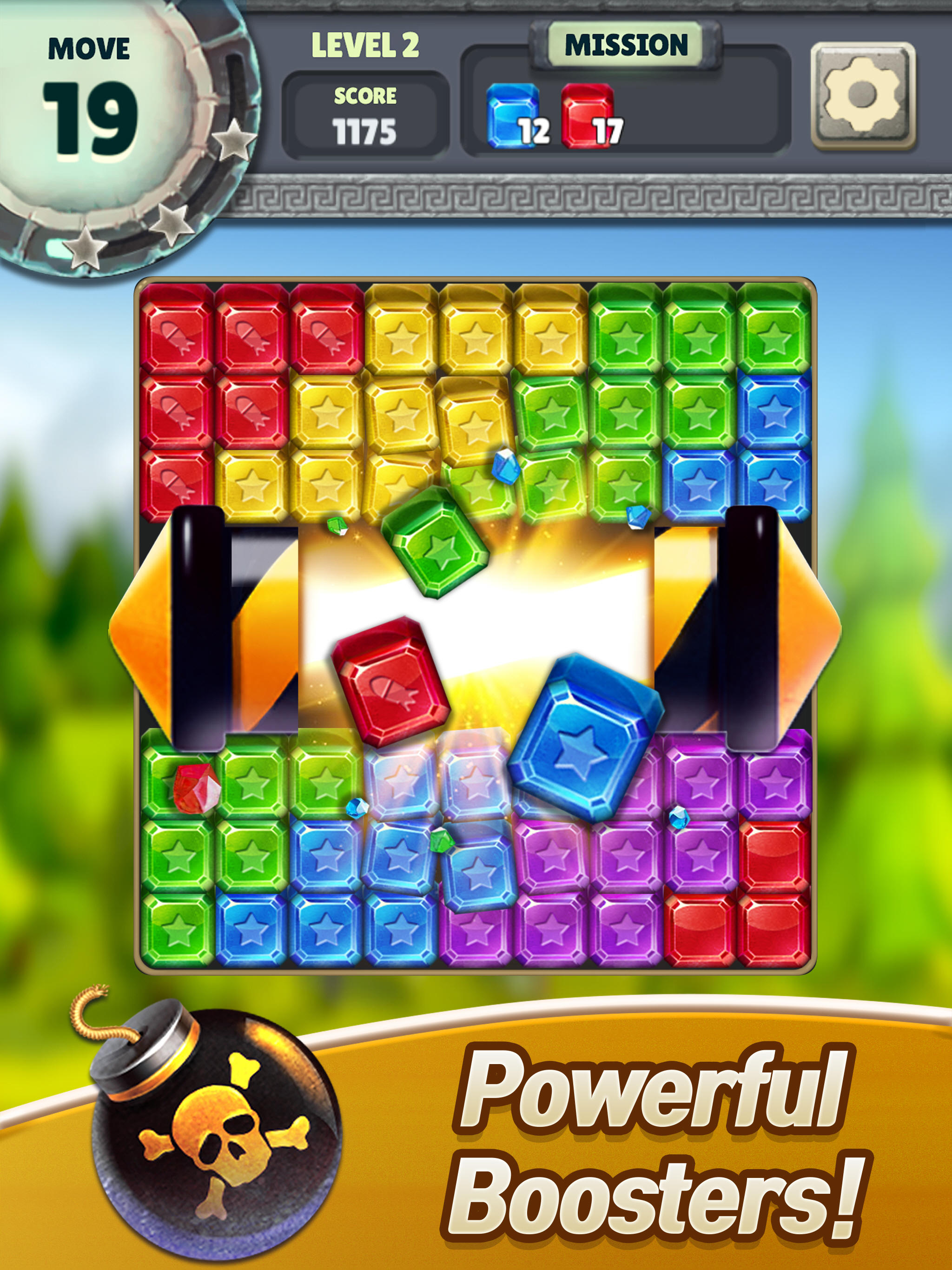Jewel Blast : Temple Game Screenshot