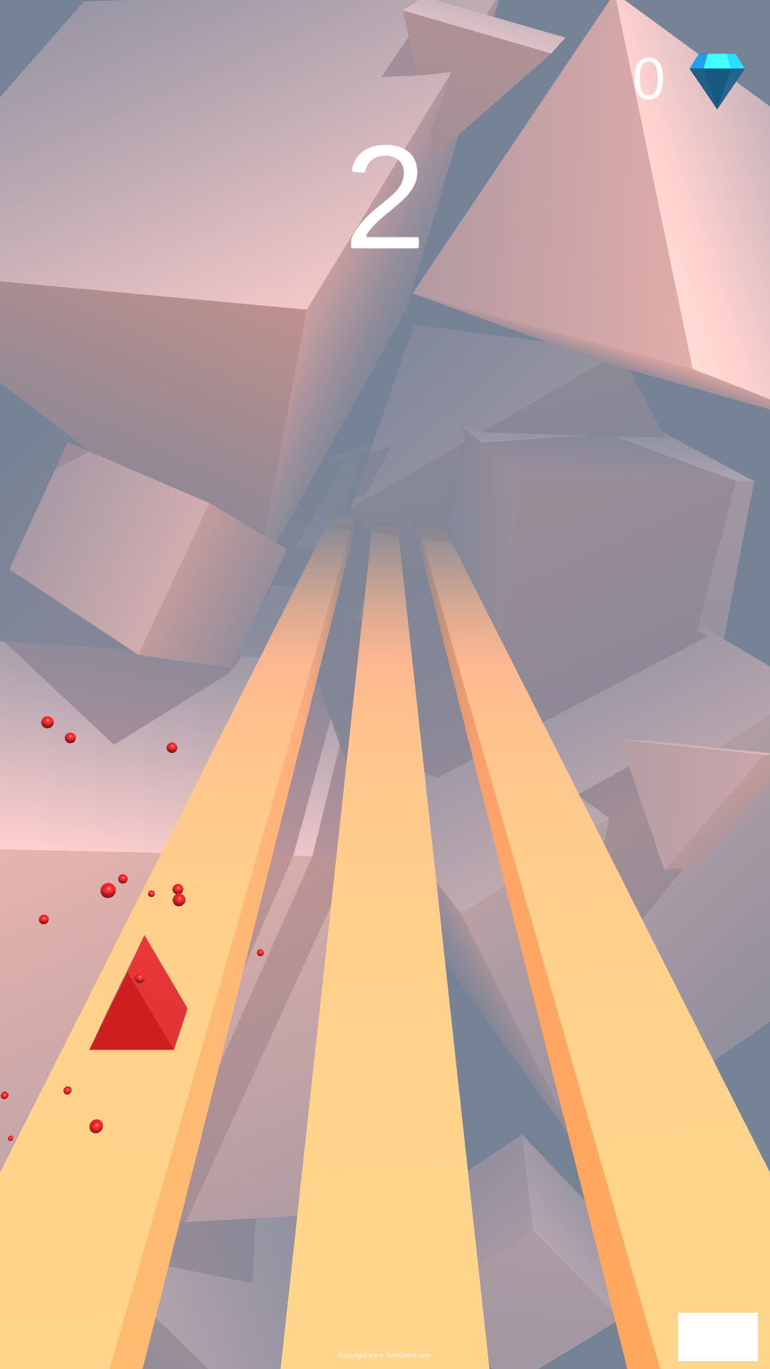 3D Shape Cube Changes Game Screenshot