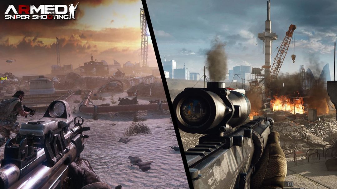 Armed Sniper Shooting - Free Battlegrounds Gun War screenshot game