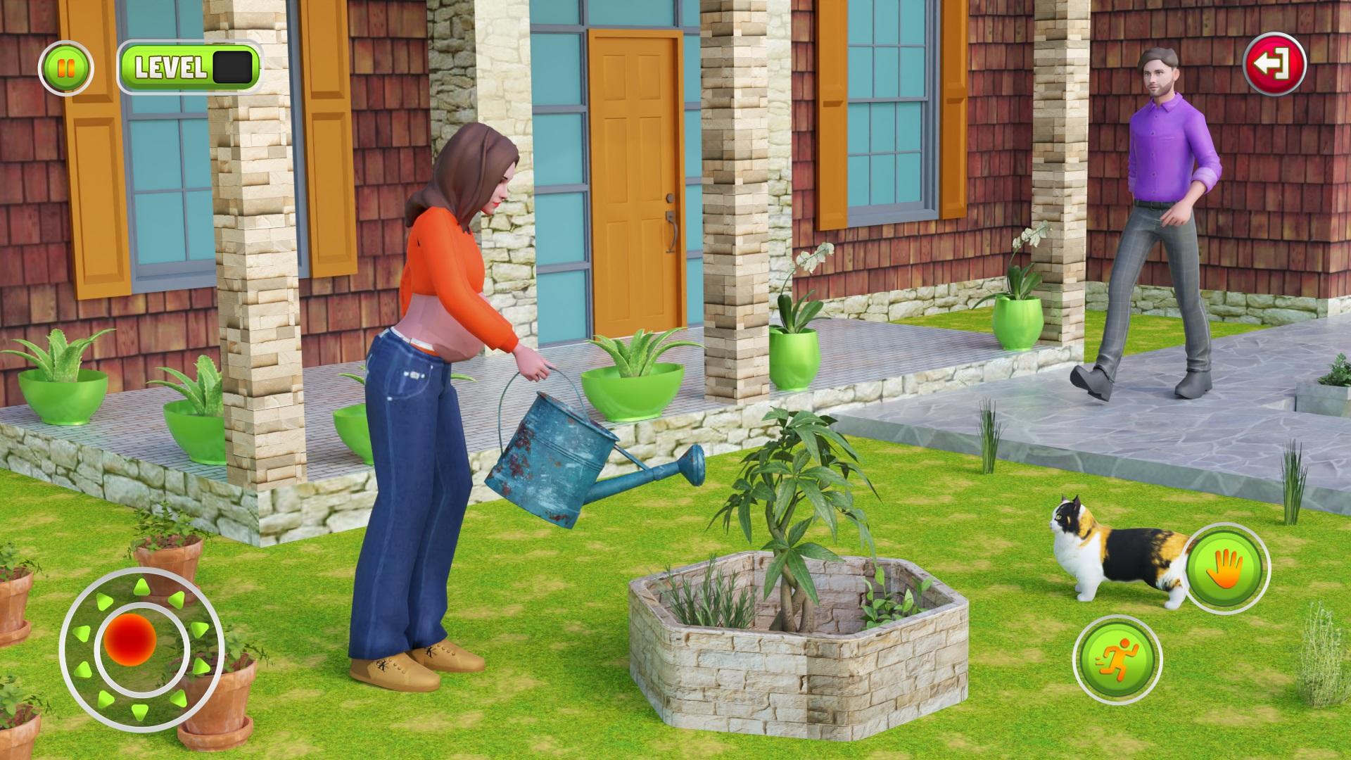 Pregnant Mom Happy Family Game Game Screenshot