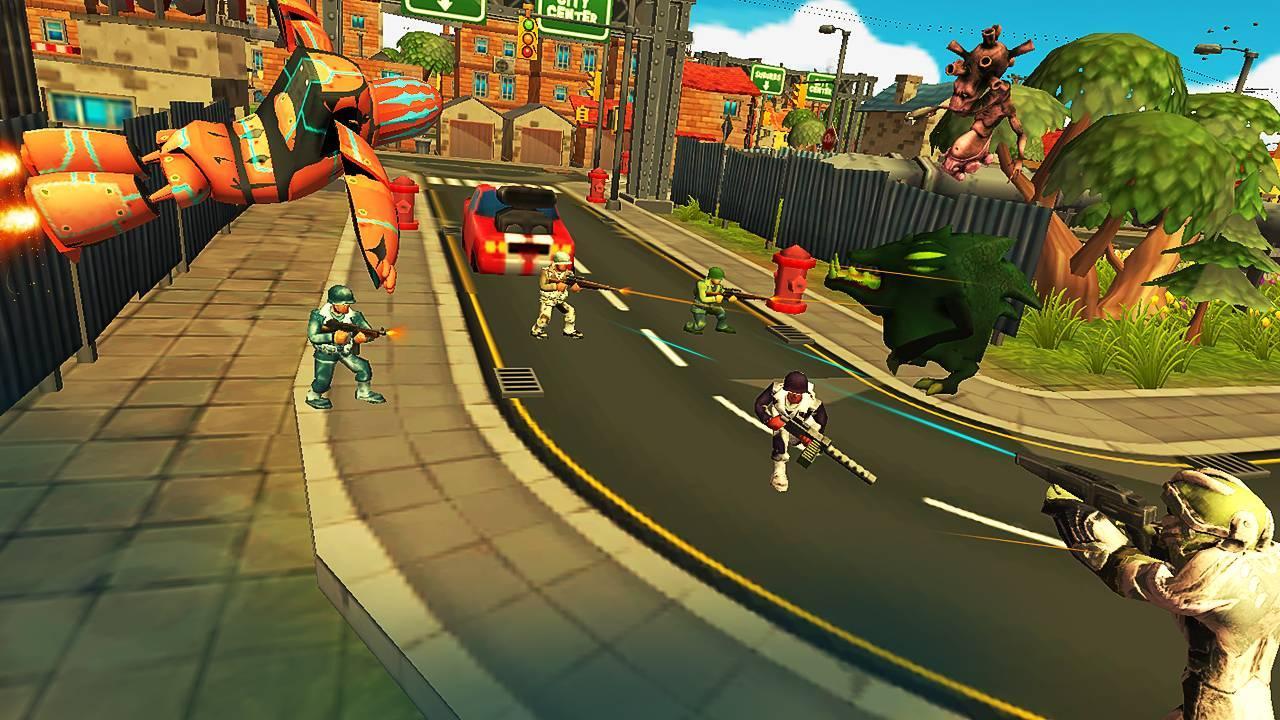 Army vs Aliens: Invasion Earth Game Screenshot