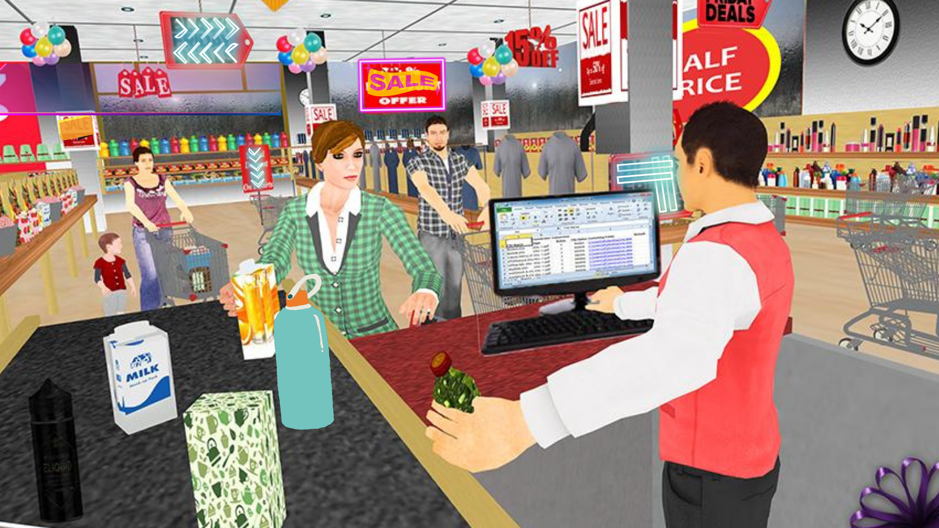Screenshot 2 of Supermarket Cashier-Mall Shop 
