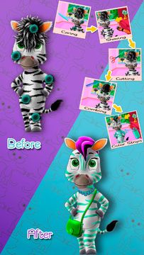 Zoo Hair Salon Game Screenshot