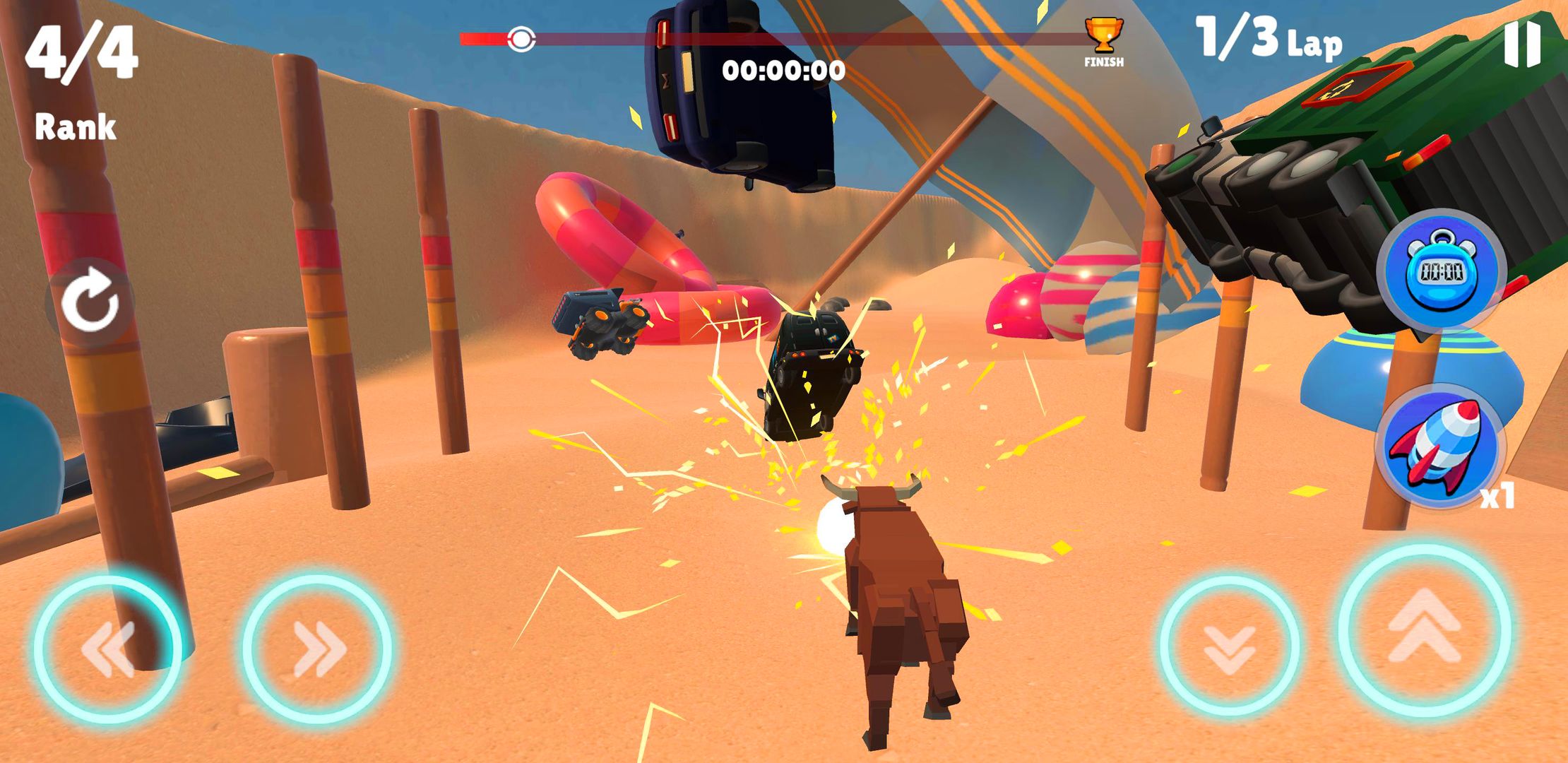 Screenshot of Toy Rider: Racing Game