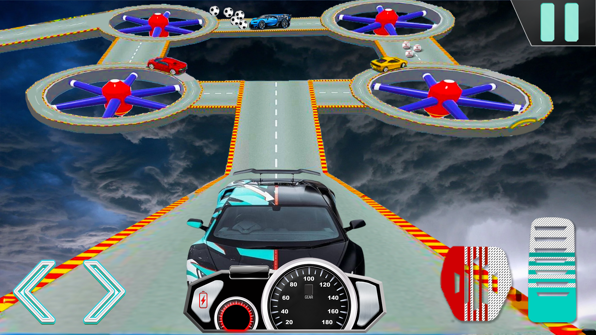 Ramp car stunts racing Game Screenshot