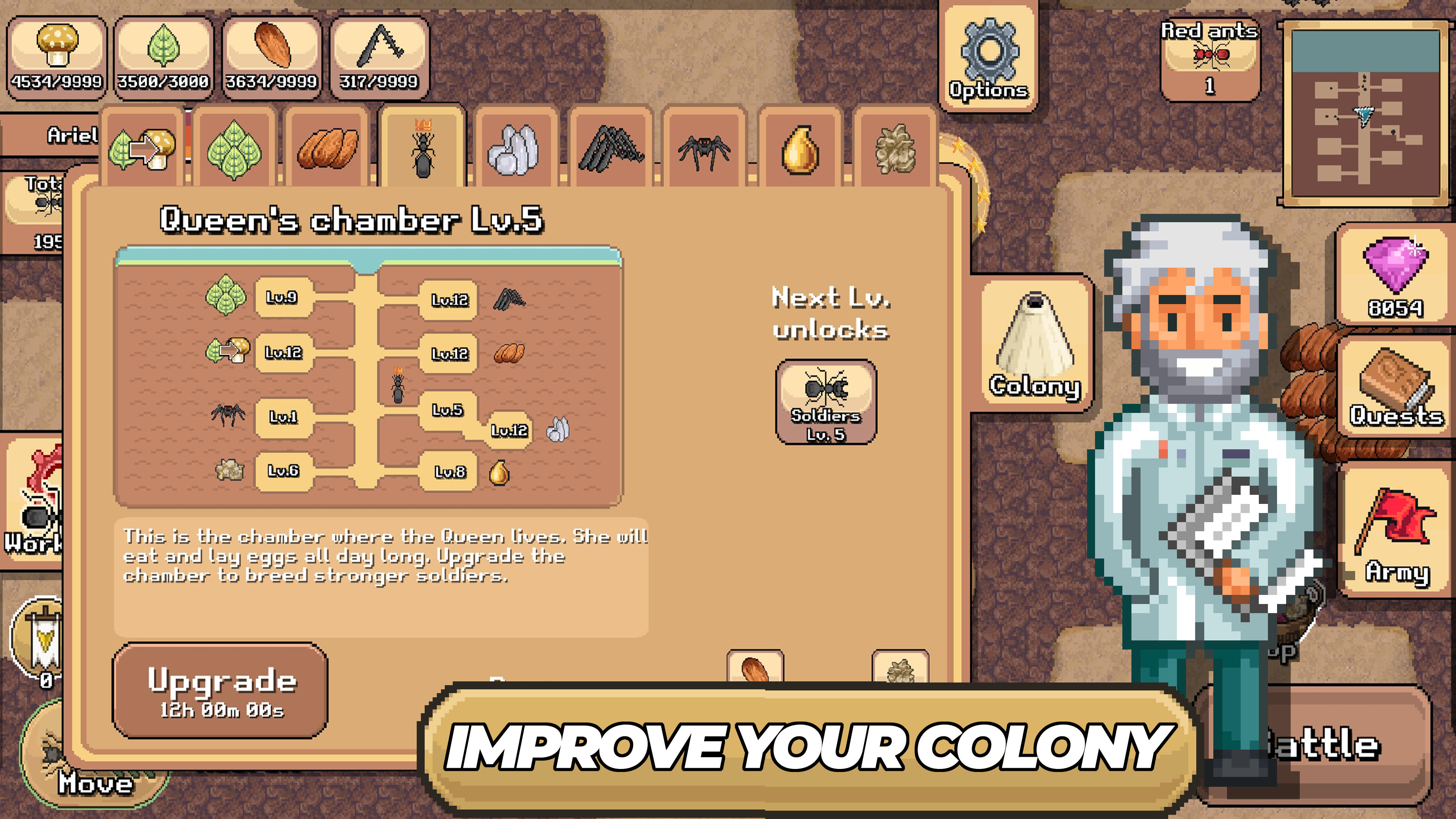 Pocket Ants: Colony Simulator Game Screenshot
