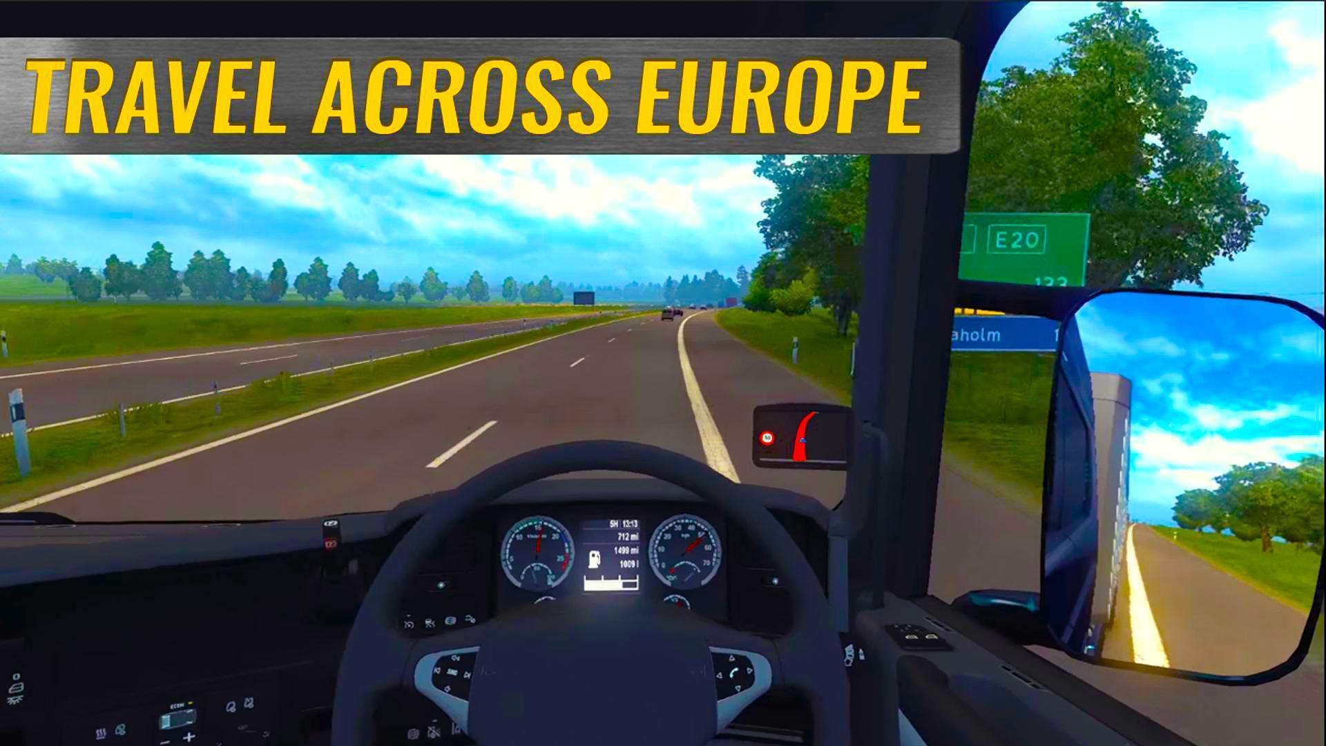 Screenshot 1 of จำลองรถบรรทุกยุโรป 1.2