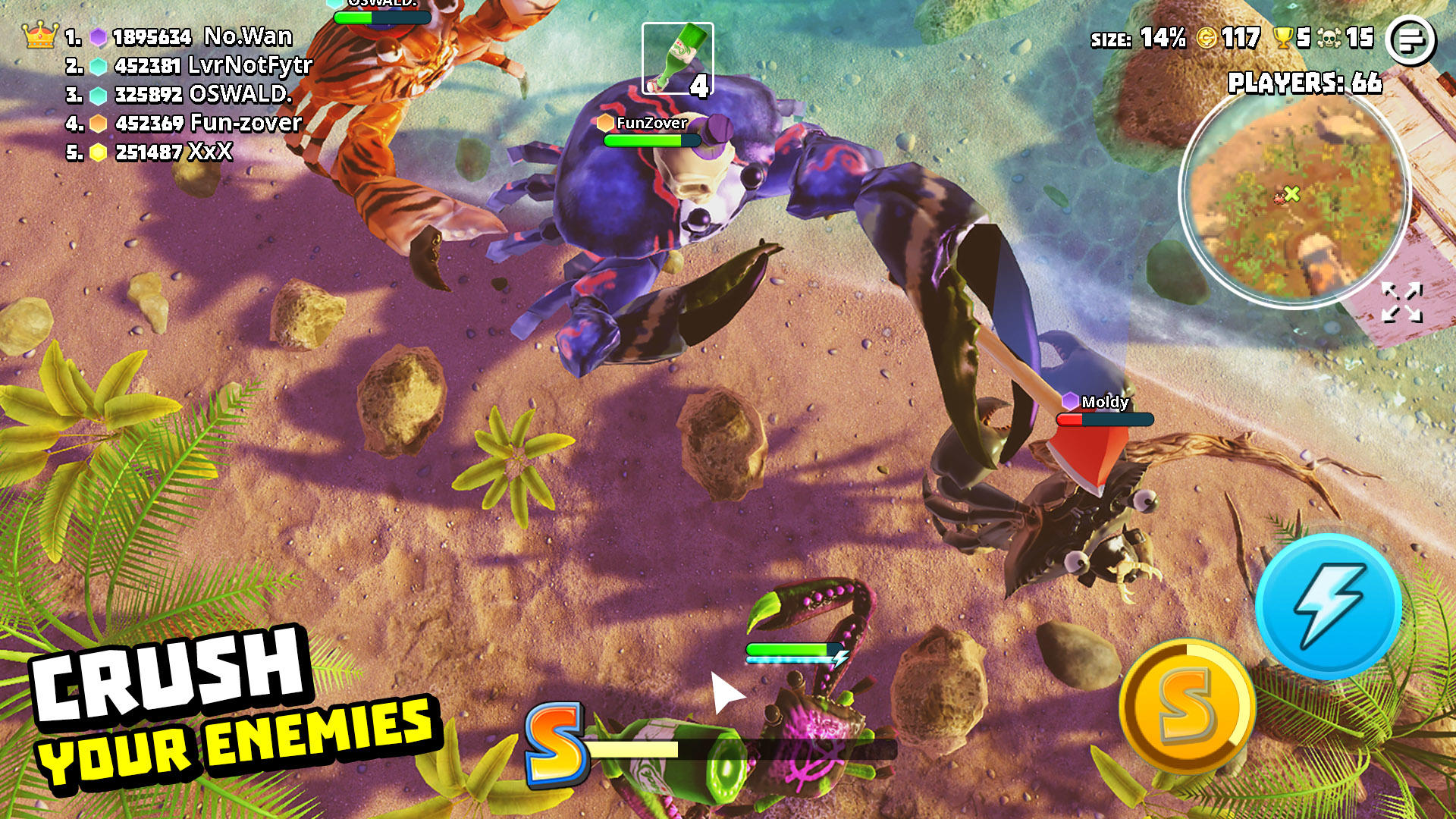 King of Crabs Game Screenshot