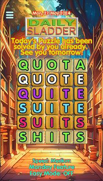 Word Sladder Daily Puzzle 遊戲截圖