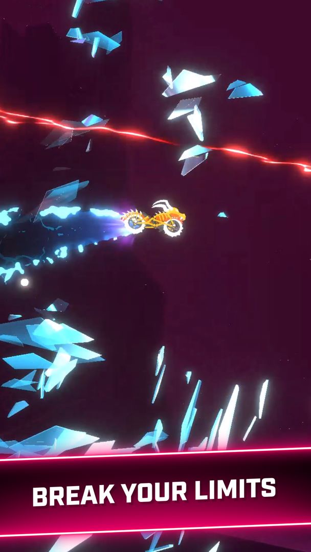 Screenshot of Rider Worlds - Neon Bike Races
