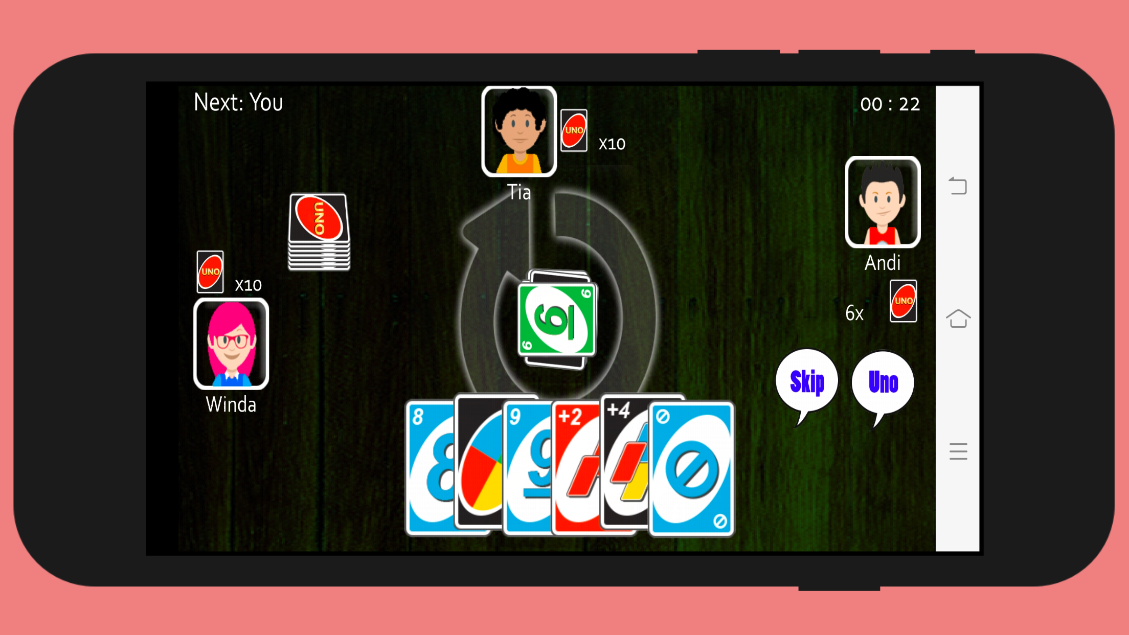 Uno Offline 2019 screenshot game