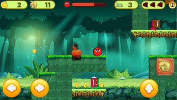 Скриншот игры Super Red Ball Adventures,jump,bounce,roll