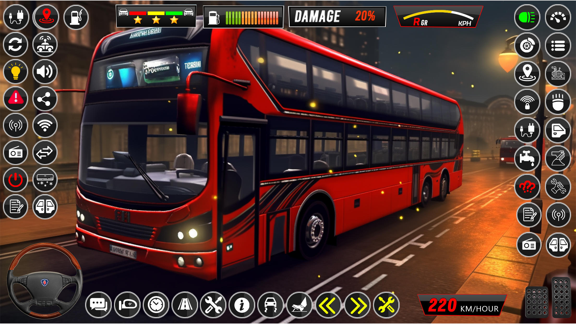 モバイル バス シミュレーター モッド coach simのキャプチャ