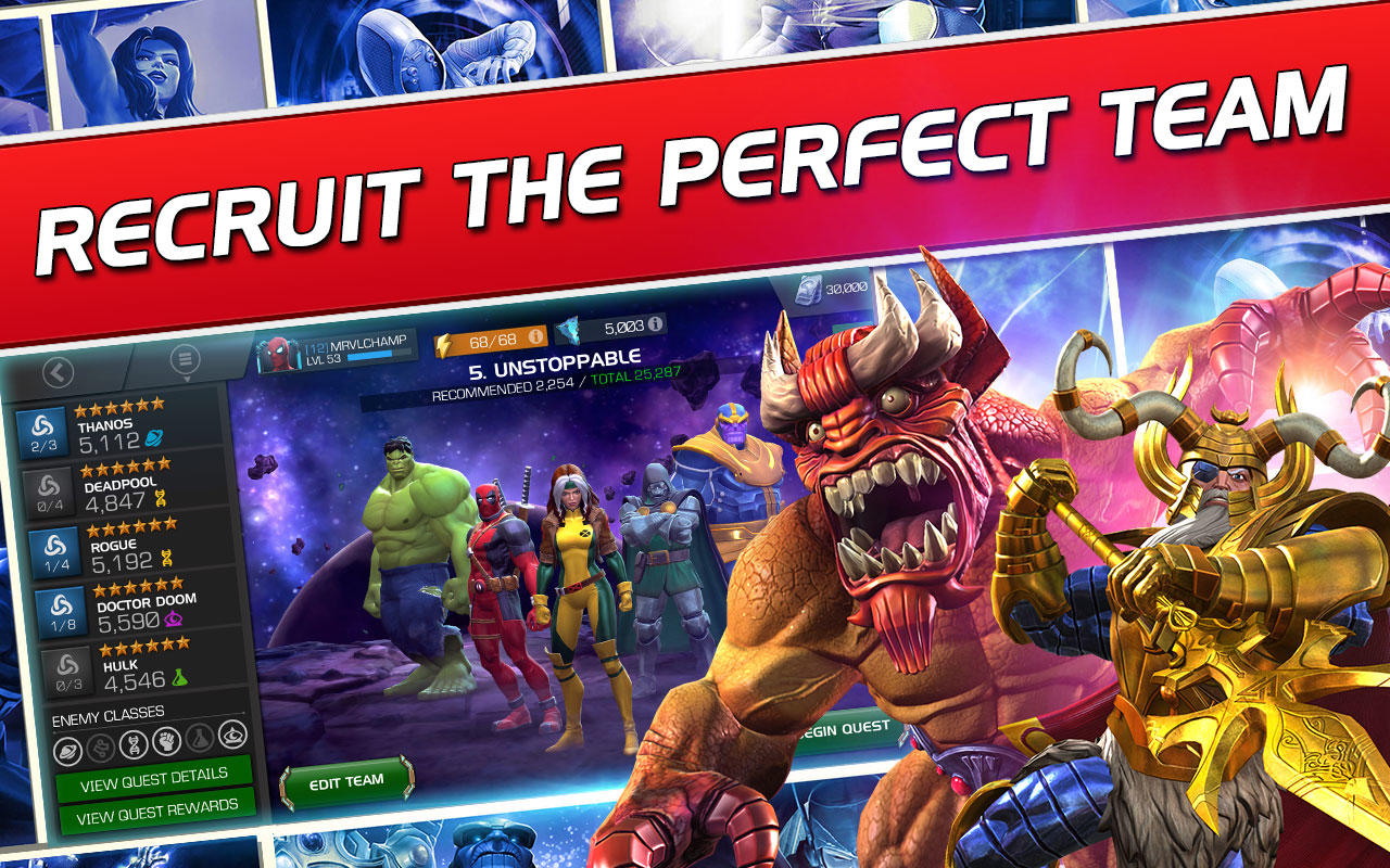 Marvel Contest of Champions Game Screenshot