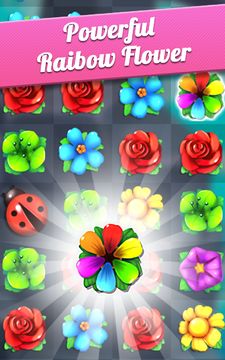Flower Crush Match 3 Game Screenshot