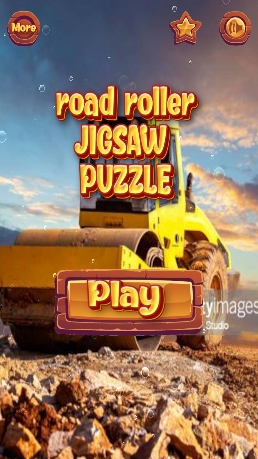 Road Roller Jigsaw Puzzles Game Screenshot